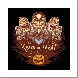 Trick Or Treat Halloween Posters and Art